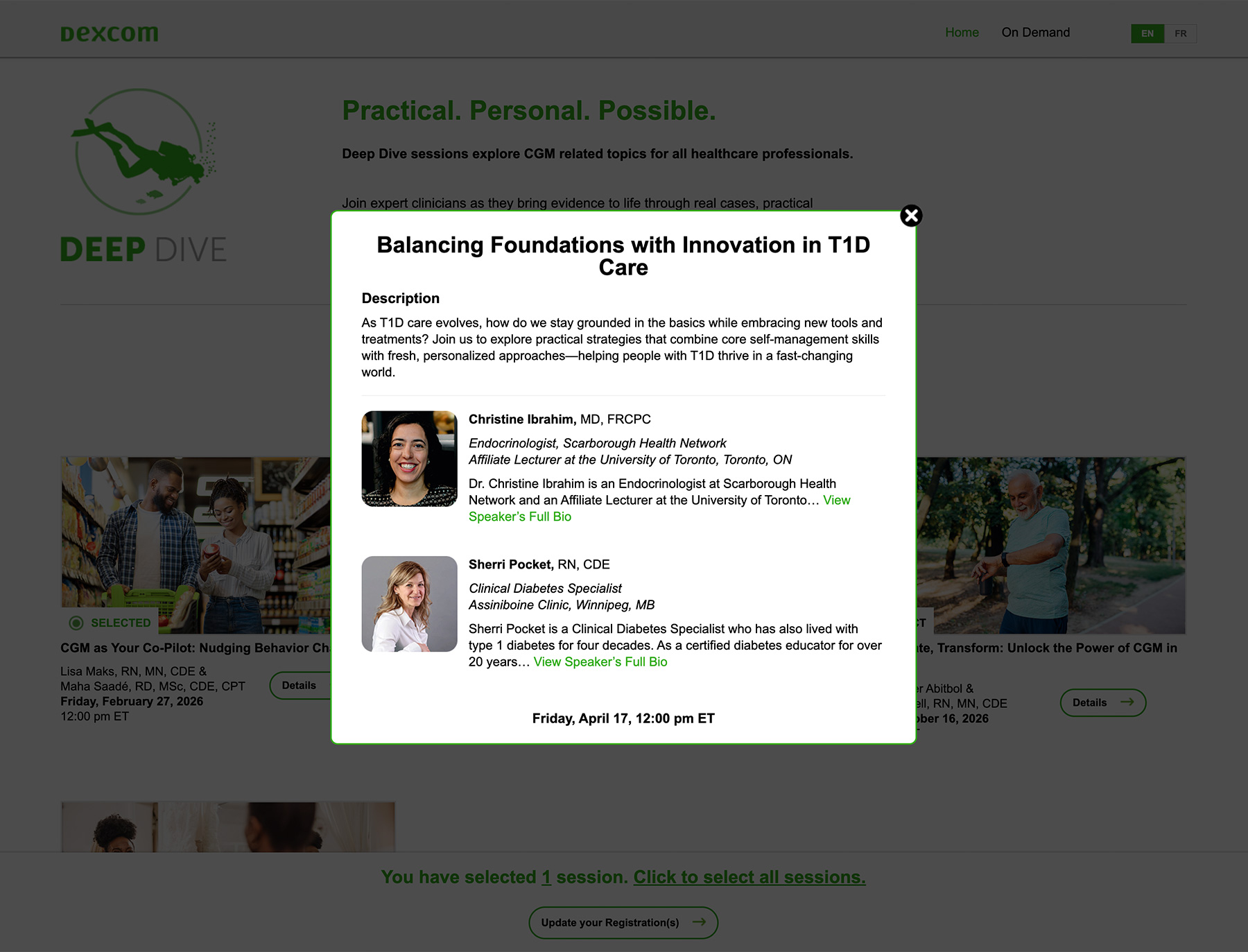 Deep Dive Webinar Details