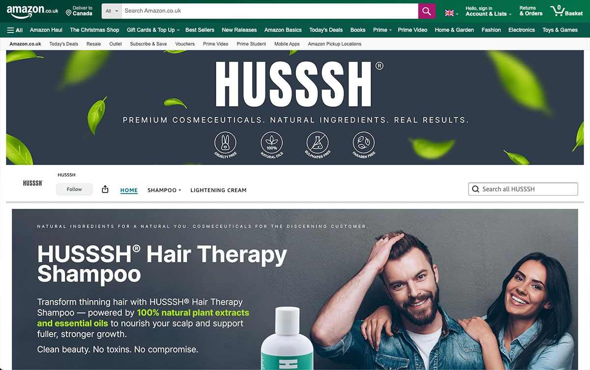 Husssh Amazon