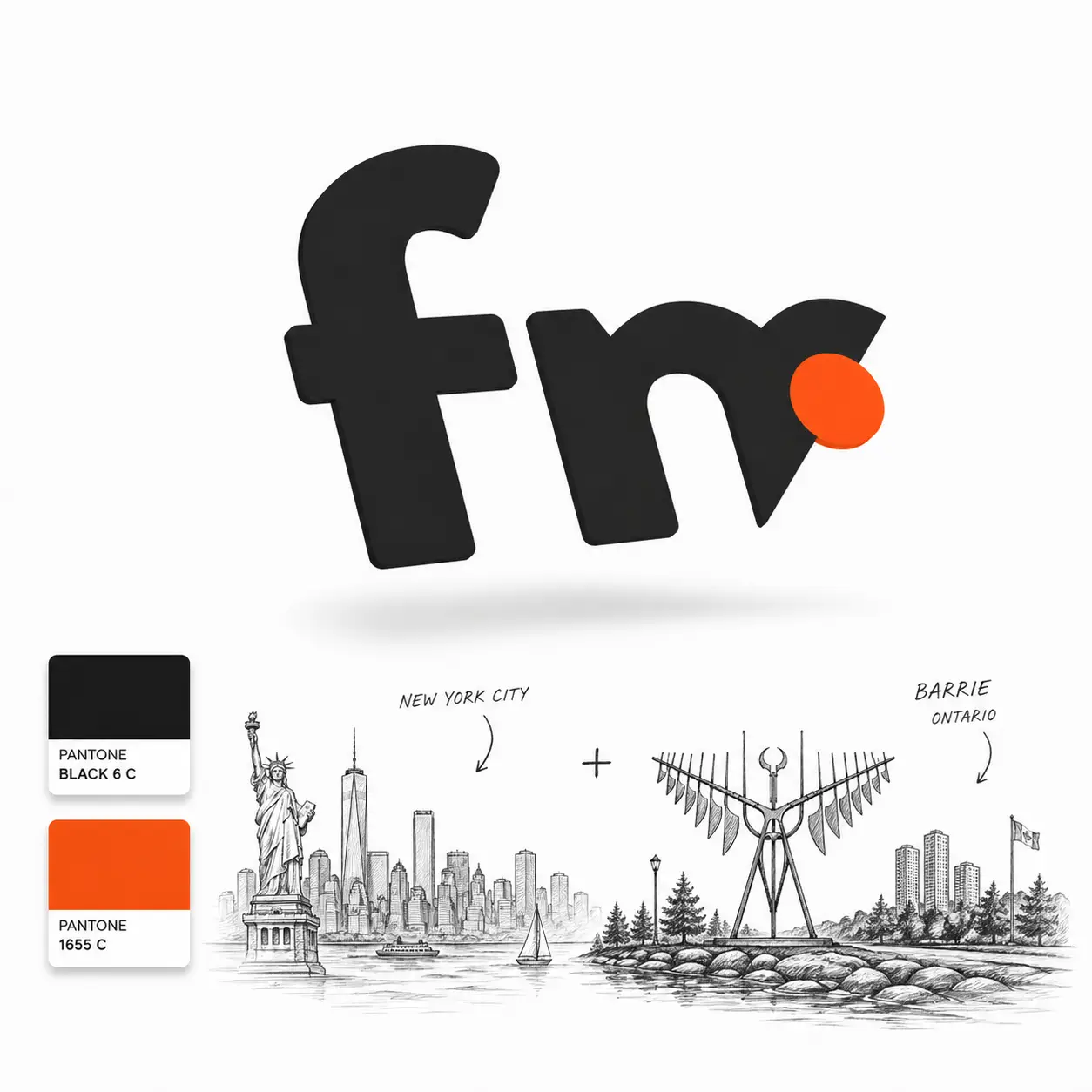 Fifth and Missing brand concept connecting New York City and Barrie Ontario