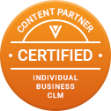 Veeva Certified Content Partner badge for Individual Business CLM