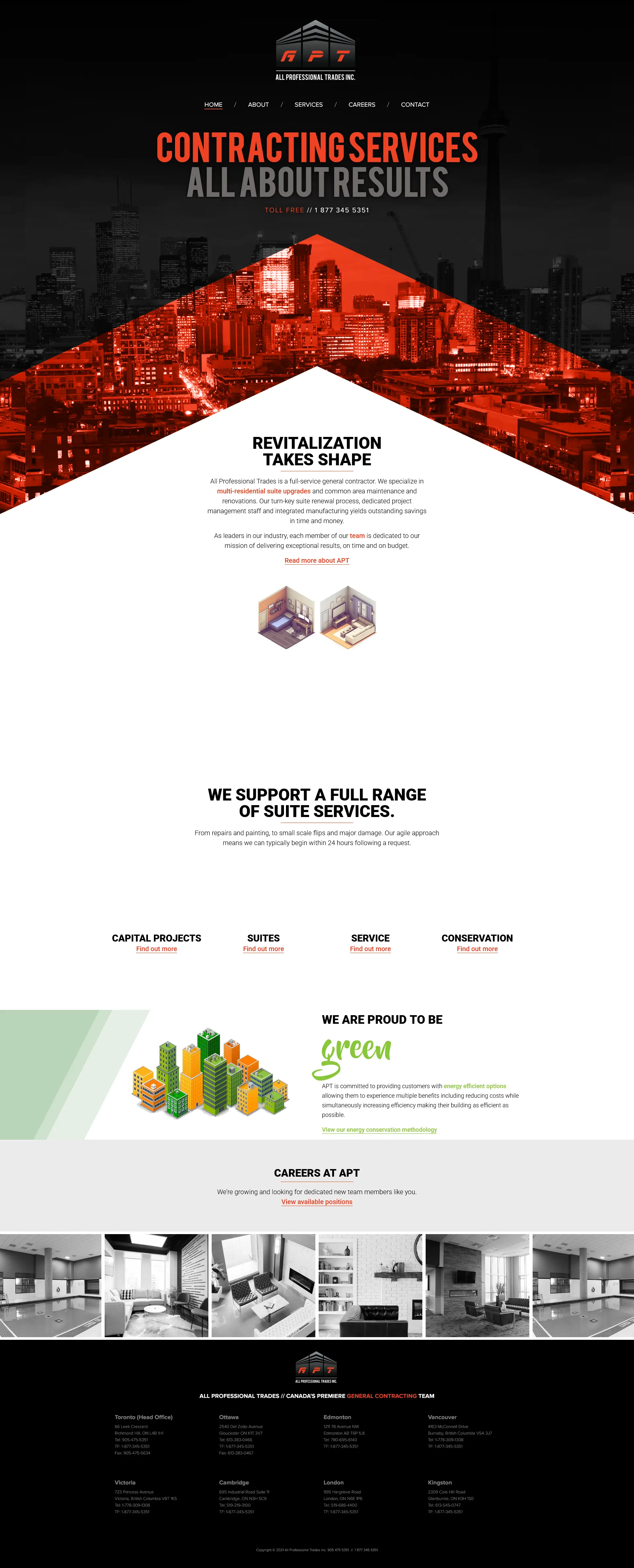Custom website design work