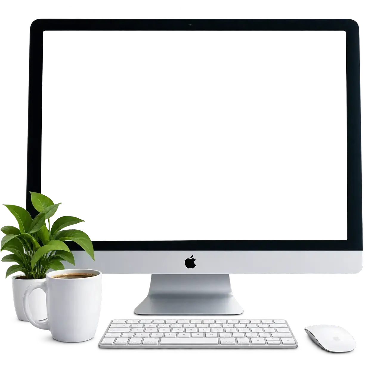 Custom business website design on an iMac