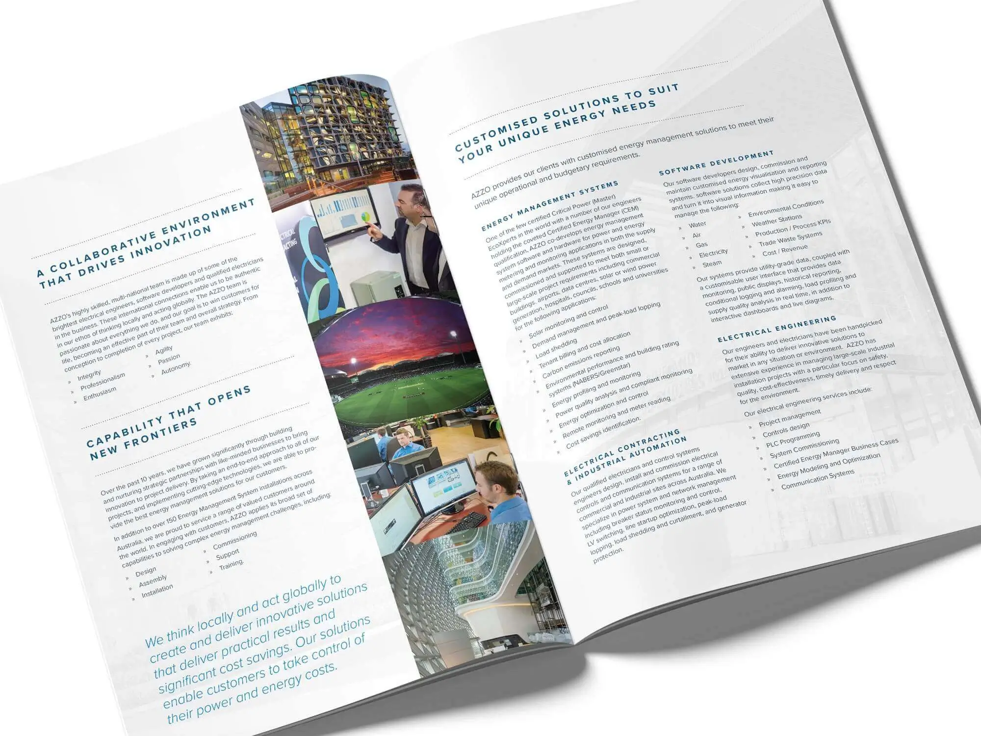 AZZO Corporate Profile Booklet design work