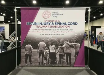 Neural Rehab Group tradeshow backdrop