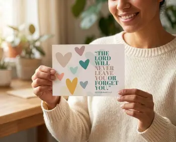 The Garden Outreach postcard design