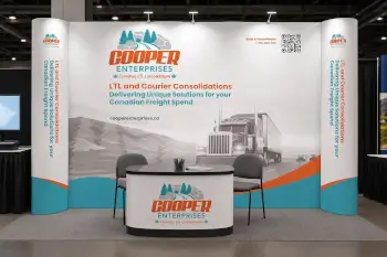 Cooper Enterprises tradeshow booth design