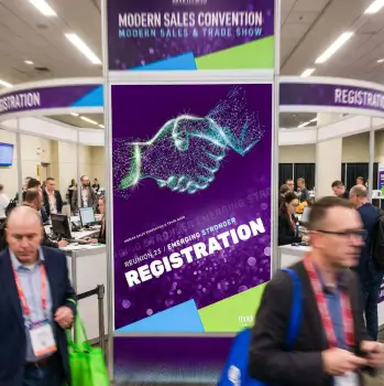 Modern Sales Co-op tradeshow display